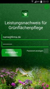Smartphone App für Galabau und Gartenbau