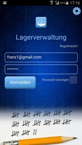 Smartphone App für Lagerverwaltung